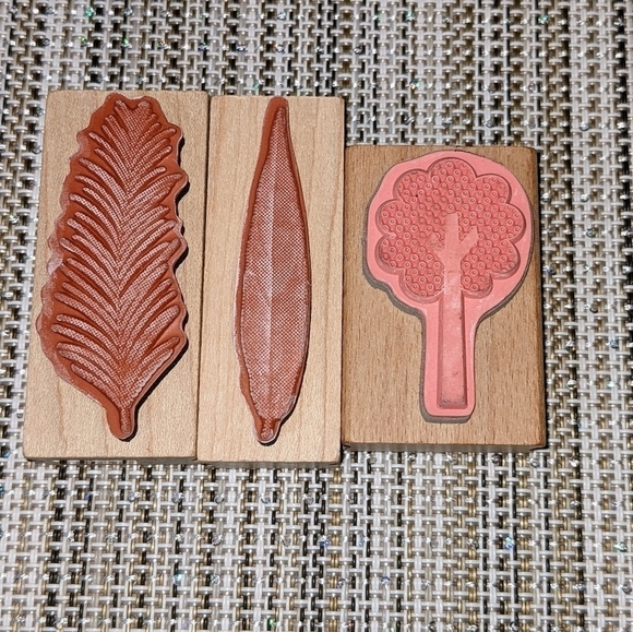 3 Plant Rubber Stamps NWT - Picture 2 of 4
